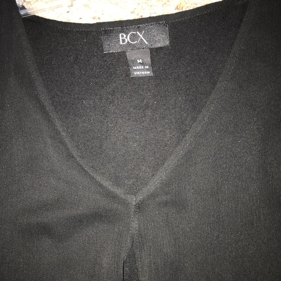 Tank top/off the shoulder black blouse - Picture 5 of 5